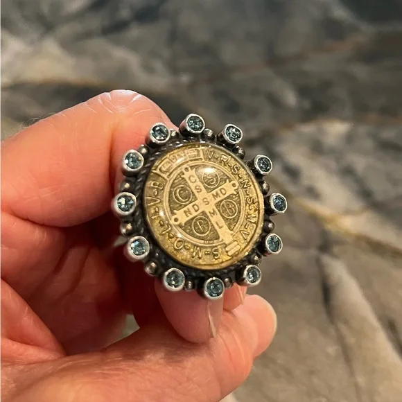 VIRGIN SAINTS & ANGELS SAN BENITO RING - Picture 2 of 11